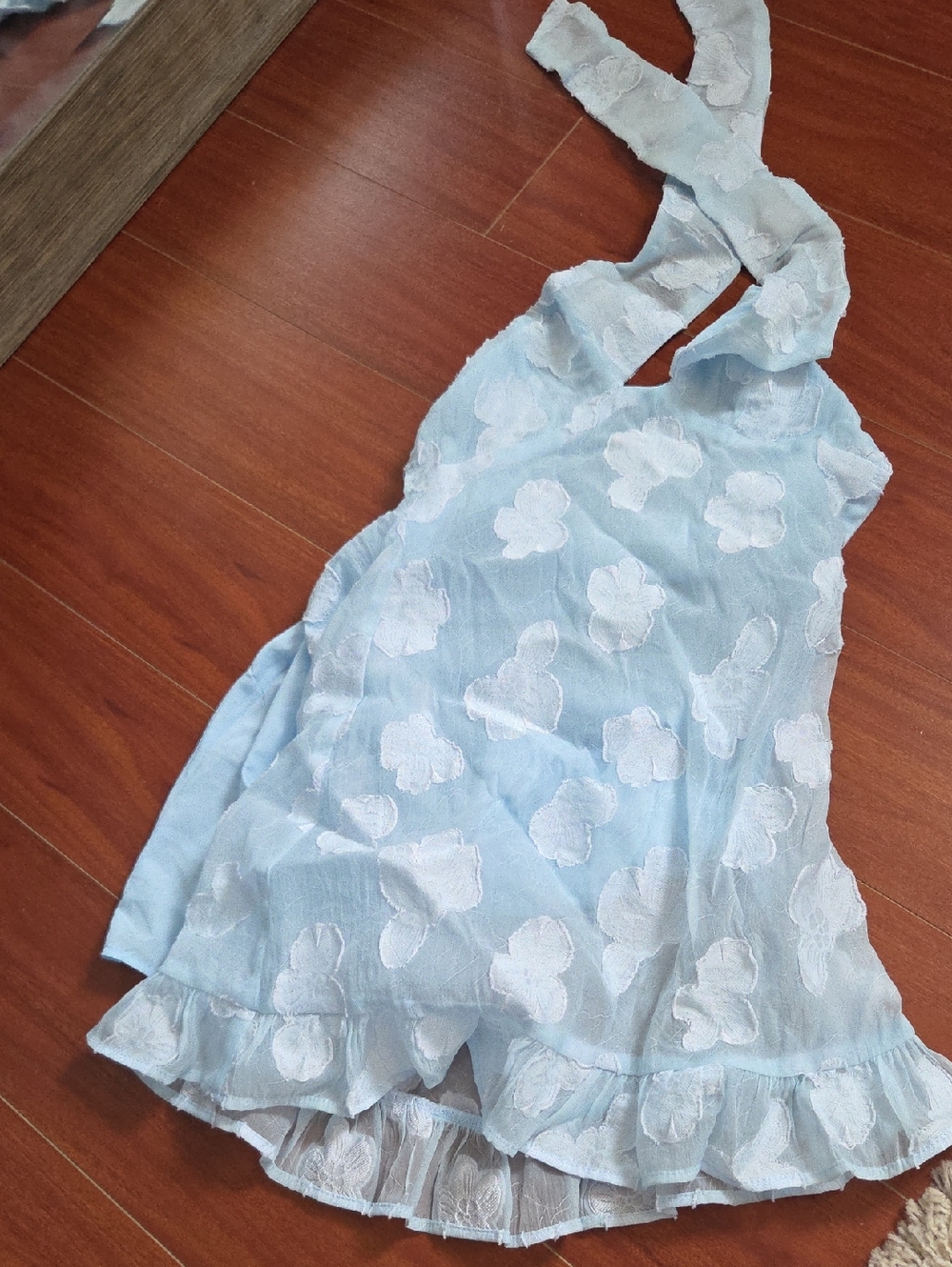 Light Blue Floral Dress